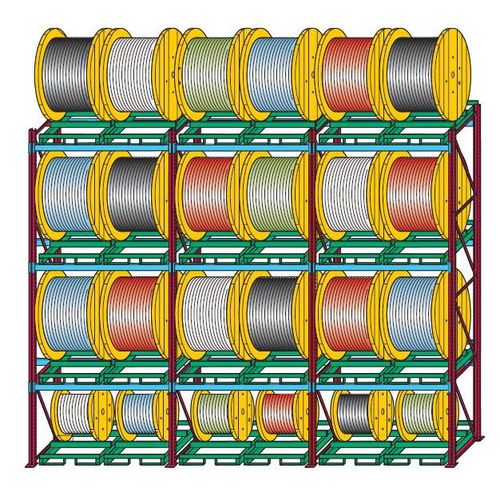 Sistema de armazenamento modular - RS85-45 - MECCANICA NICOLETTI - para carretel / porta-paletes