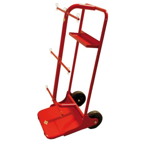 Carrinho de movimentação - CAR-6B - MECCANICA NICOLETTI - em aço / de transporte de tambor / porta-bobina
