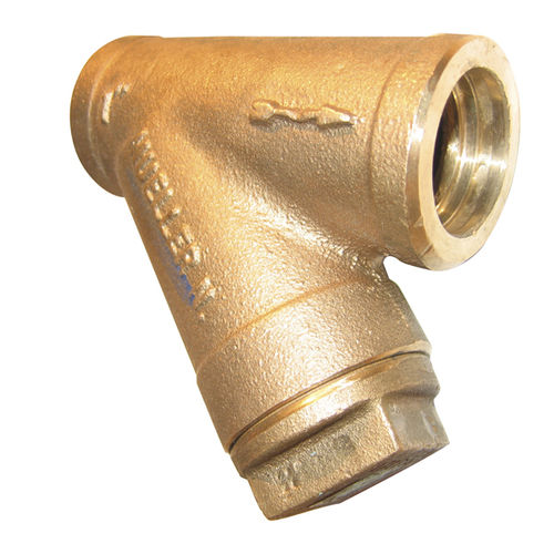 Filtro para vapor - 352 1/2MM - Mueller Steam - com tela / para bomba / Y