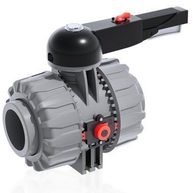 Válvula de esfera - VKDNC - DUAL BLOCK® - FIP - Formatura Iniezione Polimeri - de alavanca / de controle / para água