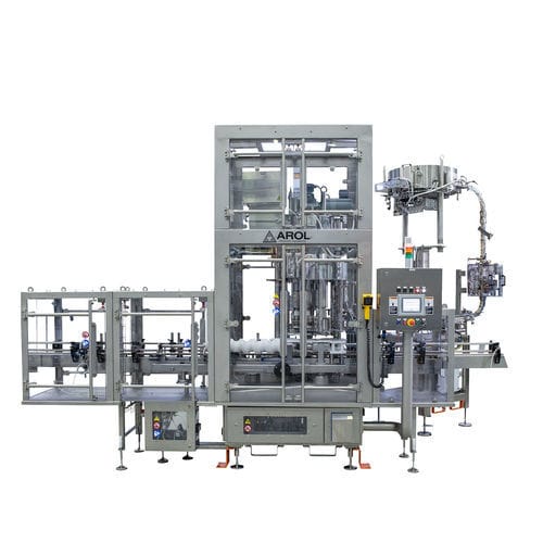 Tampadora rotativa - EURO PKV - AROL Closure systems - multicabeça / automática / para contêineres