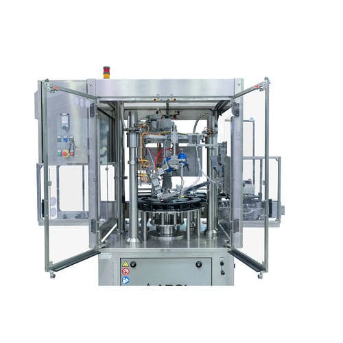 Tampadora rotativa - Dart R - AROL Closure systems - motorizada / de alta velocidade