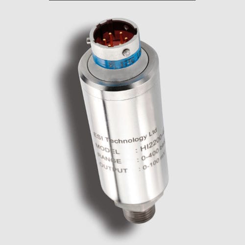 Transdutor de pressão relativa - HI2200  - ESI Technology Ltd - piezorresistivo / analógico / em aço inoxidável