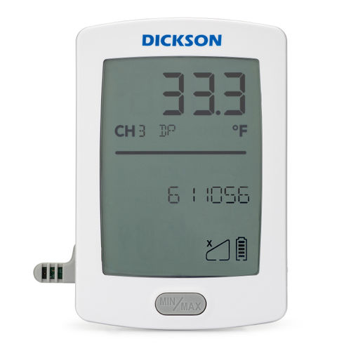 Registrador de dados de temperatura - RFL - Dickson - radiofreqüência / Wi-Fi / LoRaWAN