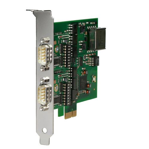 Placa de interface PCI Express - 13631 - Wiesemann & Theis - serial / RS-485 / industrial