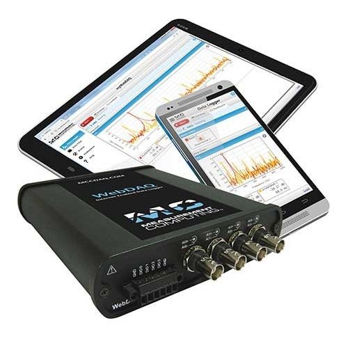 Registrador de dados de vibração - WebDAQ 504 - Measurement Computing - sem fio / Wi-Fi / digital