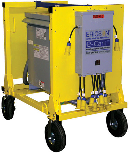 Quadro elétrico de distribuição - 120 - 240 V, 30 - 112.5 kVA | e-Cart2 series  - Ericson - equipado / móvel / em aço