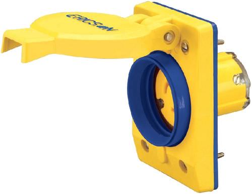 Tomada de embutir - 120 - 600 V, 10 - 30 A   - Ericson - resistente às intempéries
