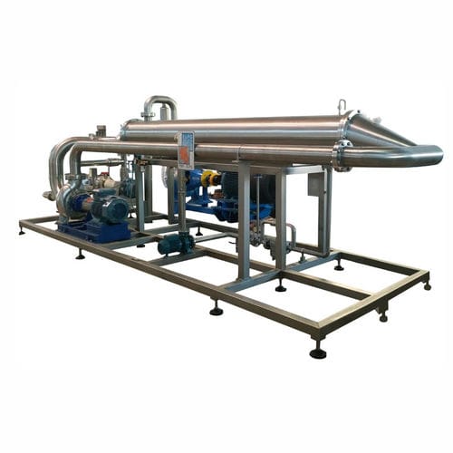 Trocador de calor tubular - HOT BREAK - FBR-ELPO - rápido / para a indústria alimentícia