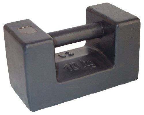 Peso-padrão paralelepipédico - 5 - 50 kg - ZWIEBEL
