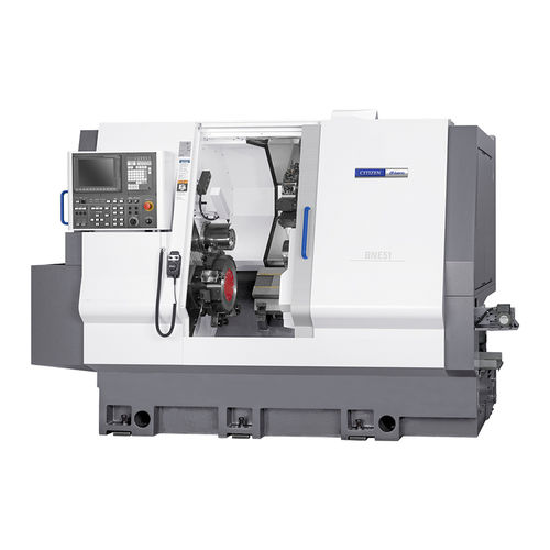 Torno tipo suíço CNC - BNE51MSY - CITIZEN MACHINERY MIYANO CO.,LTD - de 3 eixos / de dois fusos / 12 ferramentas