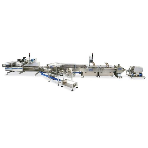 Máquina embaladora automática - PFM Packaging Machinery - horizontal / em linha / para biscoitos