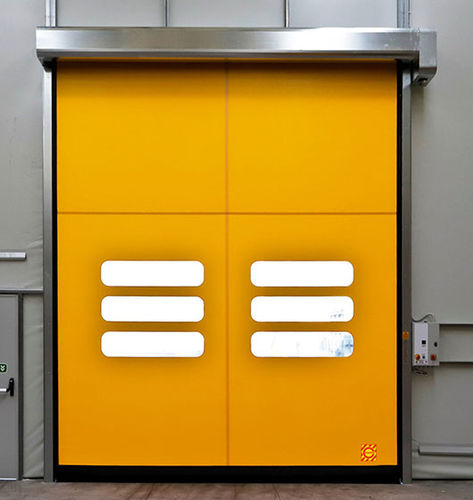 Porta de enrolar - DOMINO SMART - Campisa - de PVC / em aço galvanizado / para ambiente interno