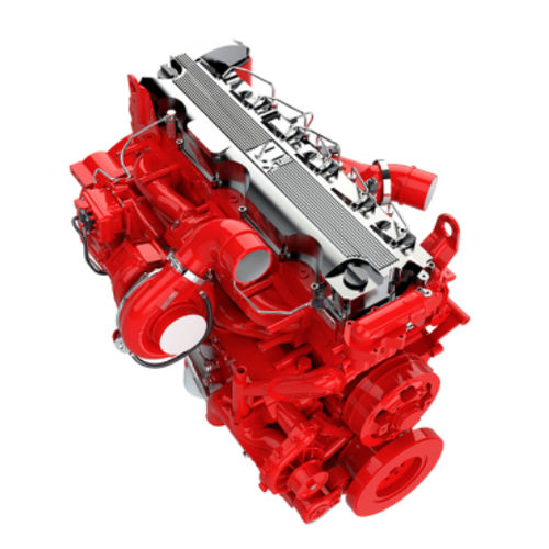 Motor a diesel - X12 series - Cummins Inc. - multicilíndrico / turbo / para o setor da construção