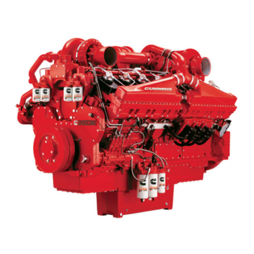 Motor a diesel - QSK50 - Cummins Inc. - multicilíndrico / turbo / para mineração
