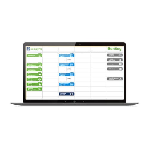 Software de engenharia - ComplyPro - Bentley Systems Europe B.V. - de design / de segurança / de processo