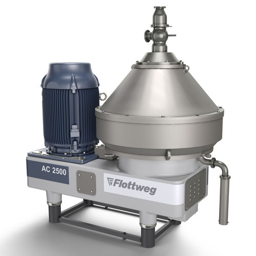 Separador de líquidos - AC2500 - Flottweg SE - bifásico / para a indústria alimentícia / para a indústria química