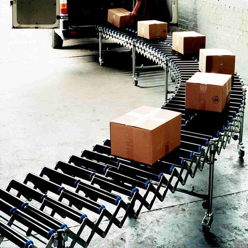 Transportador de rolos - ERIMEC MANUTENTION - horizontal / curvo / de transporte