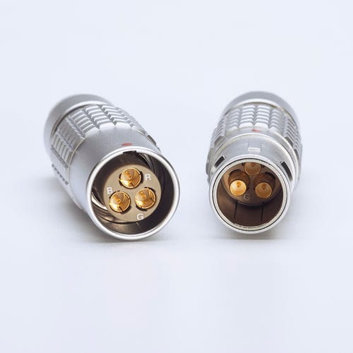 Conector para câmera HDTV - LEMO - RF / coaxial / fêmea