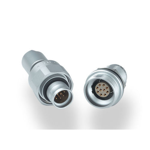Conector para alta pressão - W Series - LEMO - de dados / coaxial / de fibra óptica