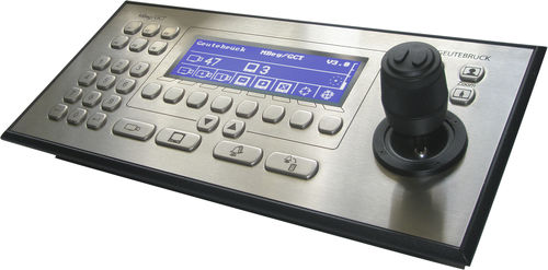 Teclado embutido - MBeg/GCT-3X-LAN - GEUTEBRÜCK - com teclas mecânicas / com joystick / industrial