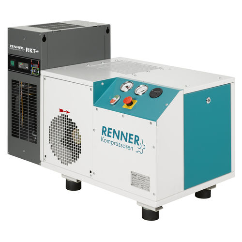 Compressor com secador por refrigeração - RSK-B series - RENNER Kompressoren - de parafuso / de ar / com motor elétrico