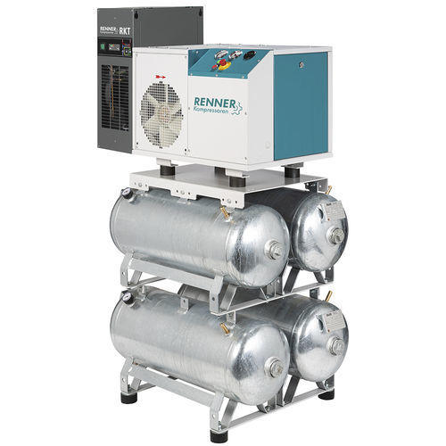 Compressor com secador por refrigeração - RSDK-B series - RENNER Kompressoren - de parafuso / de ar / com motor elétrico