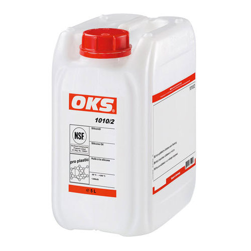 Óleo de lubrificação - 1010/2  - OKS Spezialschmierstoffe GmbH - de silicone / para plásticos / para a indústria têxtil