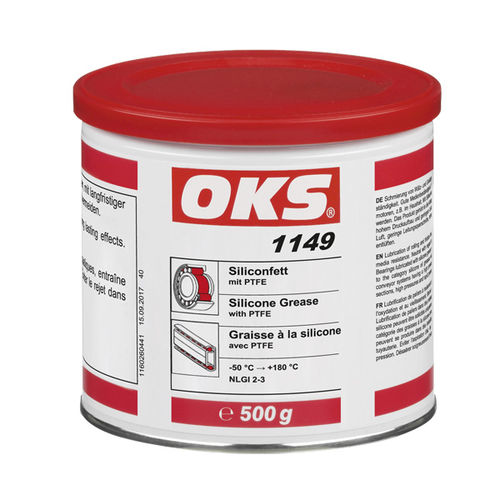 Graxa de lubrificação - 1149 - OKS Spezialschmierstoffe GmbH - de complexo de lítio / com PTFE / de silicone