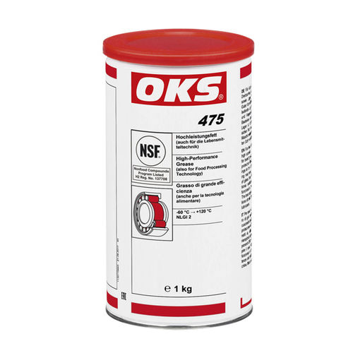 Graxa de lubrificação - 475 - OKS Spezialschmierstoffe GmbH - de vedação / sintética / com PTFE