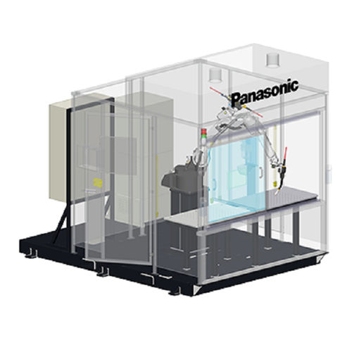 Célula robotizada de soldagem por arco - PA-c-TT connect series - Panasonic Robot & Welding system solutions - de soldadura MIG-MAG / para peças pequenas / de alta flexibilidade