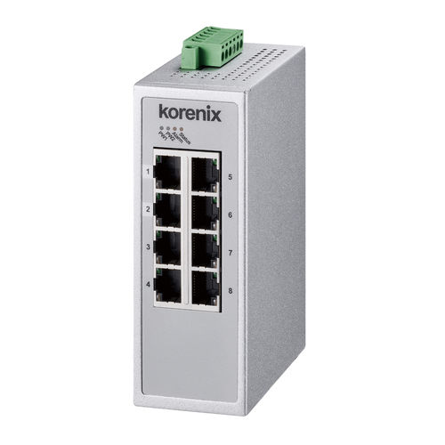Switch de rede gerenciável - JetLink 2308 - Korenix Technology - 8 portas / 10/100BaseT(X) / de nível 2