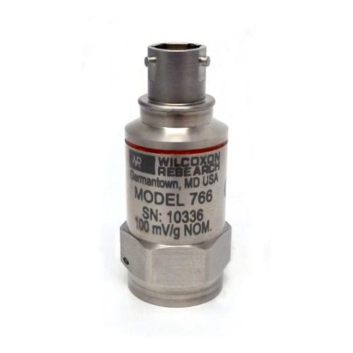 Sensor de aceleração IEPE - 766 - Wilcoxon Sensing Technologies - industrial / sensibilidade / para uso geral