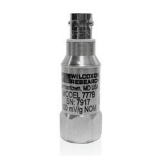 Sensor de aceleração IEPE - 777 - Wilcoxon Sensing Technologies - robusto / sensibilidade / para uso geral