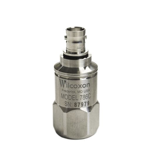 Sensor de aceleração IEPE - 786C - Wilcoxon Sensing Technologies - IP67 / sensibilidade / para uso geral