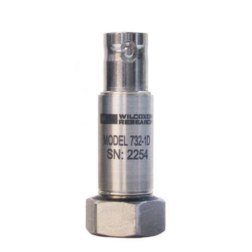 Sensor de aceleração de alta frequência - 732-1D - Wilcoxon Sensing Technologies - miniatura / sensibilidade
