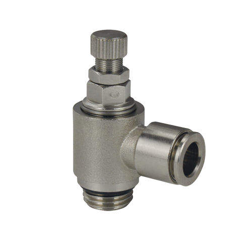 Conexão de controle de vazão - MV 41 - C.Matic S.p.A. - pneumática / com rosca / push-in