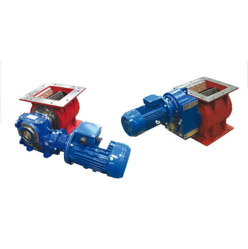 Válvula rotativa para pellets de madeira - RWN series - WAMGROUP S.p.A - para serviços pesados / flange quadrada / por gravidade