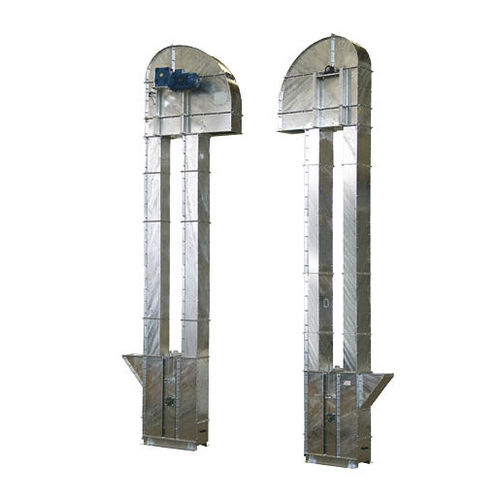 Elevador de canecas para a indústria alimentícia - EC series - WAMGROUP S.p.A - de esteira / motorizado / para produtos em pó