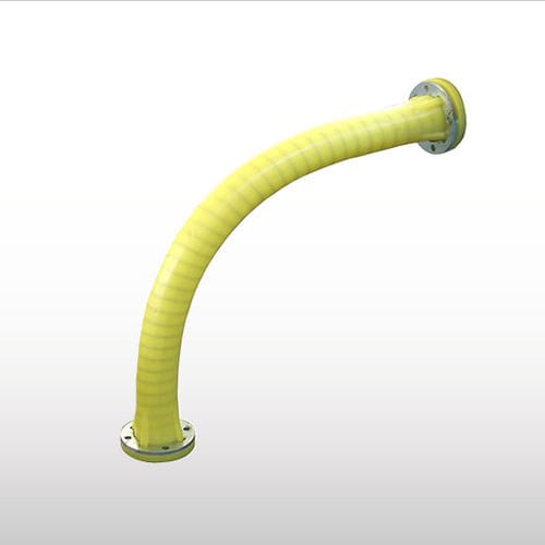 Cotovelo para tubos em polímero - EXTRACURVE™ - WAMGROUP S.p.A - para transporte pneumático / resistente à abrasão / 90°