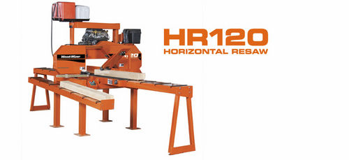 Serra seccionadora - HR120 - Wood-Mizer - horizontal / para madeira / automática
