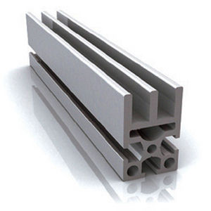 Perfil em alumínio - RF 3045 - Dae Yeong Metal - retangular / para porta de correr / para guarda-corpo
