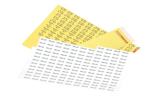 Etiqueta de identificação - PF series - Partex Marking Systems - para cabo e componente
