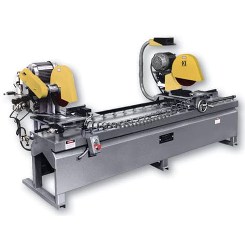 Máquina de corte de duas cabeças para metais - KDM14 - Kalamazoo Industries - para plásticos / para madeira