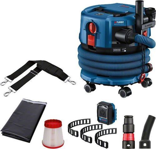 Coletor de pó com filtro HEPA - GAS 18V-12 MC - Bosch Production Tools - compacto / autolimpante / móvel
