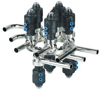 Válvula de bloqueio - Series VESTA® - GEA Tuchenhagen - para líquidos alimentares e bebidas / modular / compacta