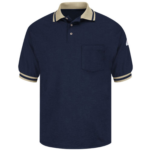 Camisa polo de trabalho - 6.2 oz, HRC1 | Nomex® IIIA - Bulwark - resistente ao fogo / de aramida / de homem