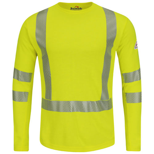 Camiseta de trabalho - 8.75 oz, HRC2 | Power Dry® - Bulwark - resistente ao fogo / de alta visibilidade / em acrílico