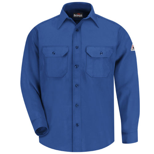 Camisa de trabalho - 5.6 cal/cm², 6 oz, HRC1, NFPA2112 | NOMEX® IIIA - Bulwark - resistente ao fogo / de aramida / de mulher