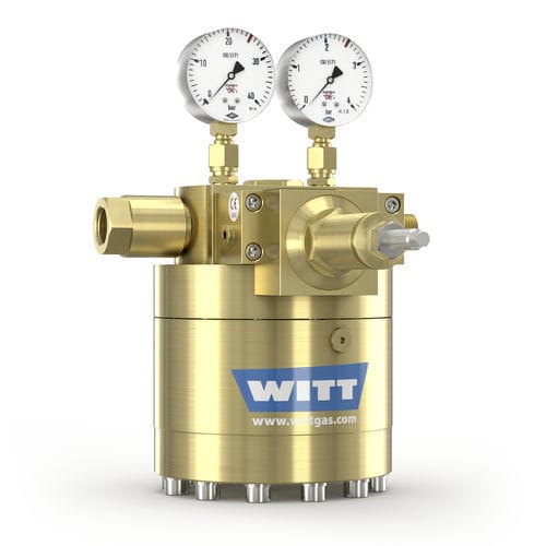 Regulador de pressão para acetileno - ADR 75 - WITT-Gasetechnik - com cúpula / de simples estágio / em latão